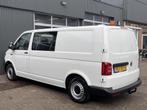 Volkswagen Transporter 2.0 TDI L2H1 DC Airco Cruise controle, Voorwielaandrijving, 1940 kg, Stof, Gebruikt