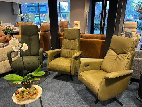 Nieuw en gebruikte Sta op en Relax stoelen, Stof, Leder etc., Huis en Inrichting, Fauteuils, Nieuw, Hout, Kunststof, Leer, Metaal