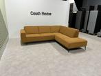 GRATIS LEVERING Z.G.A.N gele hoekbank 270x225 Gereinigd, Huis en Inrichting, Ophalen of Verzenden, Zo goed als nieuw, Vierpersoons of meer