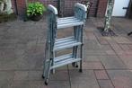 vouwladder, Doe-het-zelf en Verbouw, Ladders en Trappen, Ophalen, Gebruikt, 2 tot 4 meter