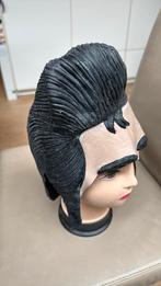 Pruik heren rubber elvis style, Ophalen of Verzenden, Zo goed als nieuw, Overige maten, Carnaval