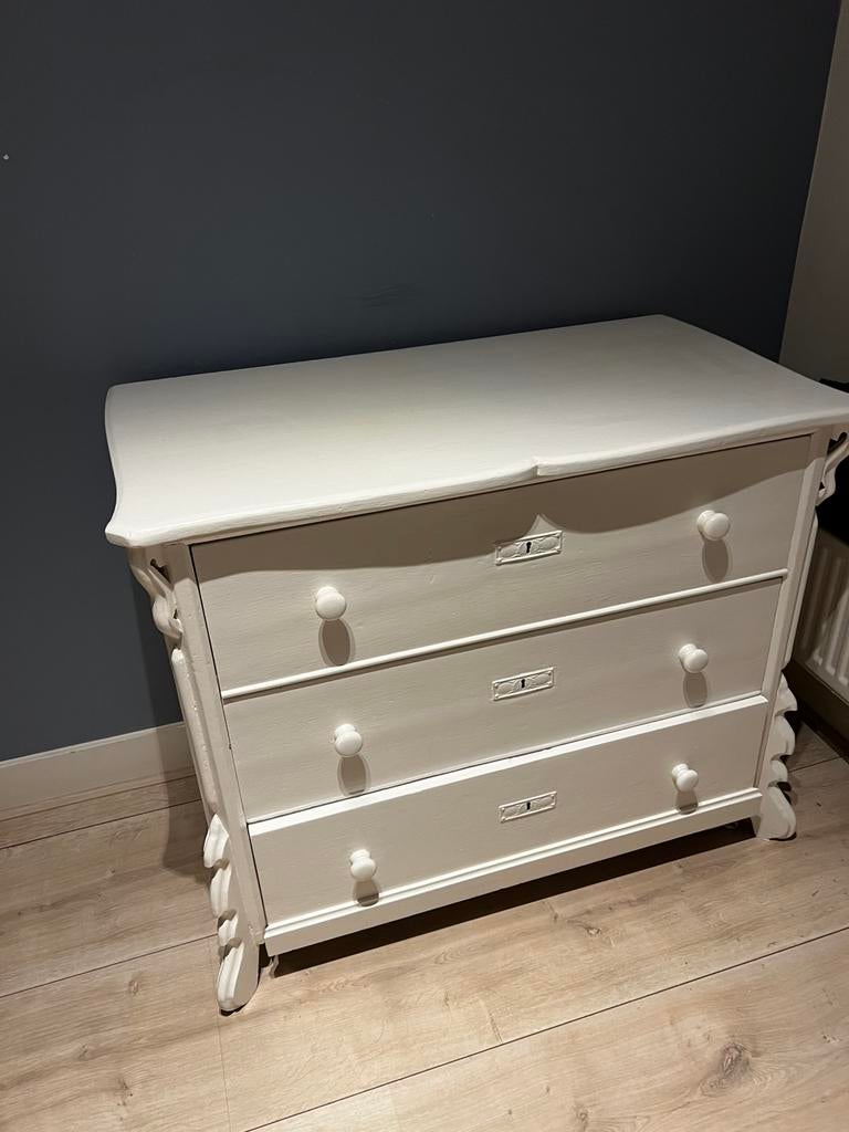 Ladekast gebruikt als commode, Huis en Inrichting, Kasten | Ladekasten, Ophalen, 50 tot 100 cm, Zo goed als nieuw, 3 of 4 laden