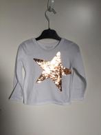 Longsleeve met ster van pailletjes maat 110, Kinderen en Baby's, Kinderkleding | Maat 110, Verzenden, Gebruikt, Meisje, Shirt of Longsleeve