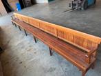 Oude kerkbank 5,50 mtr, Antiek en Kunst, Antiek | Meubels | Stoelen en Banken, Ophalen of Verzenden