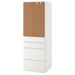 Ikea Platsa/Smastad Kinderkast-Wit+Kurk -2 stuks beschikbaar, Ophalen, Zo goed als nieuw, 50 tot 75 cm, 50 tot 100 cm