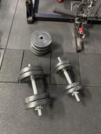 Gorilla sports dumbell set 17.5kg per stuk, Sport en Fitness, Fitnessmaterialen, Ophalen