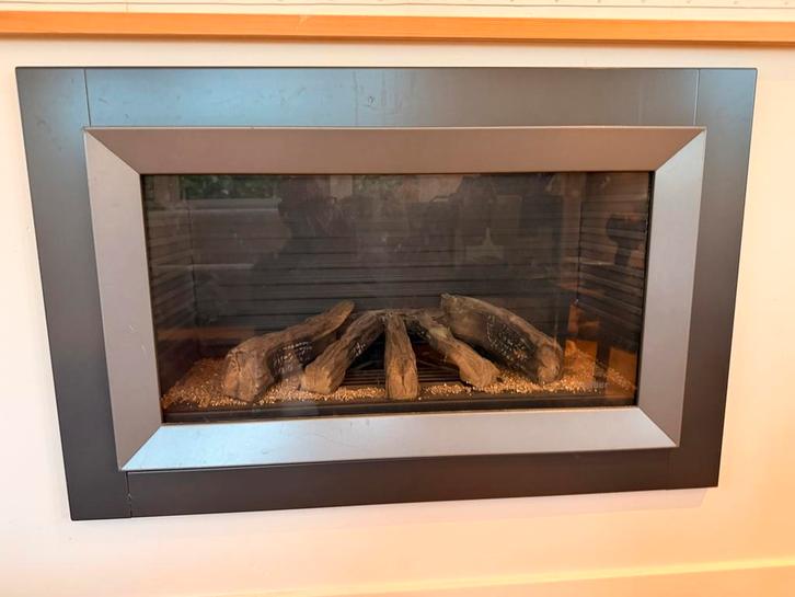 Faber Inbouwhaard op Gas, Huis en Inrichting, Haarden, Gebruikt, Gashaard, Ophalen