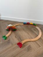 Heel goed vintage Brio houten trein 33701 safari vulkaan set, Ophalen of Verzenden, Zo goed als nieuw