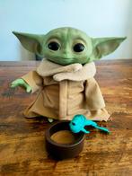 Star Wars baby Yoda / the Mandalorian grogu + sorgan frog, Ophalen of Verzenden, Zo goed als nieuw, Actiefiguurtje