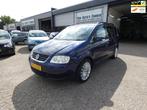 Volkswagen Touran 1.6-16V FSI Trendline|Airco|Nw.APK|LM-Velg, 4 cilinders, Blauw, Origineel Nederlands, Bedrijf