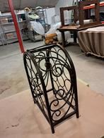 Mooi metalen wijnrek voor 12 flessen, Ophalen, 5 tot 15 flessen, Zo goed als nieuw, Metaal