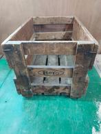 Vintage oude reclame krat van hero perl, Huis en Inrichting, Krukjes, Ophalen, Gebruikt, Hout