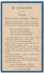 Petrus J.C. Groenen 1929 Budel + 1939 Budel, 10 jaar oud, Verzenden