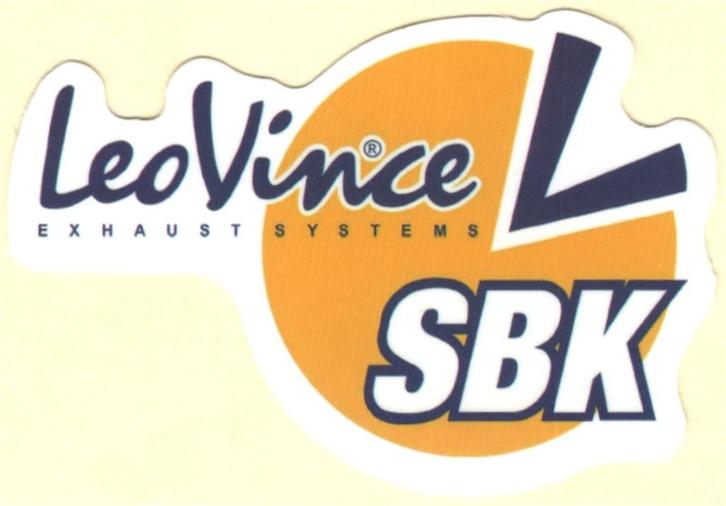 LeoVince SBK sticker #2, Motoren, Accessoires | Stickers, Verzenden