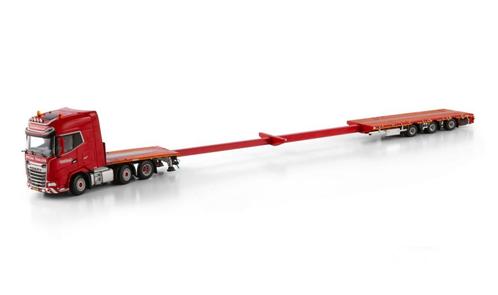 WSI DAF XG+ en uitschuifbare NOOTEBOOM mega trailer, Hobby en Vrije tijd, Modelauto's | 1:50, Nieuw, Bus of Vrachtwagen, Wsi, Ophalen of Verzenden