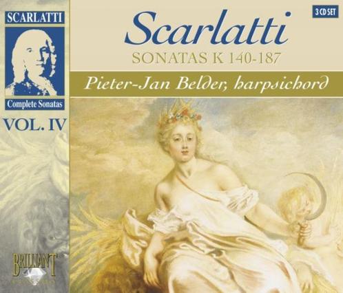 Scarlatti*, Pieter-Jan Belder – Sonatas K 140-187 3 cd box s, Cd's en Dvd's, Cd's | Klassiek, Zo goed als nieuw, Kamermuziek, Barok