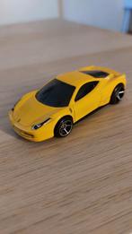 Hotwheels ferrari 458 Italia, Ophalen of Verzenden, Zo goed als nieuw