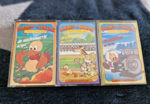 Drie cassettebandjes Alfred J Kwak, Cd's en Dvd's, Cassettebandjes, Zo goed als nieuw, Origineel, 2 t/m 25 bandjes, Ophalen of Verzenden