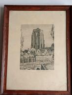 Ets Zierikzee Marius Janssen, Antiek en Kunst, Kunst | Etsen en Gravures, Verzenden