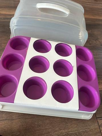 Cupcakes bak voor vervoer beschikbaar voor biedingen