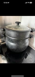 Stoompan - Zo goed als nieuw!, Huis en Inrichting, Keuken | Potten en Pannen, Inductieplaat, Aluminium, Pannenset, Ophalen of Verzenden