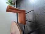 Twee eetkamerstoelen nubuck, Huis en Inrichting, Stoelen, Ophalen, Zo goed als nieuw, Stof, Twee