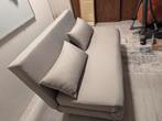 Slaapbank 140x190 met topper, Huis en Inrichting, Ophalen, Tweepersoons, Zo goed als nieuw, Grijs