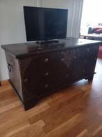 Antieke Speelgoedkist / TV Meubel, Antiek, 100 tot 150 cm, Ophalen of Verzenden, Metaal