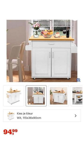 Zgan keukentrolley, keukeneiland