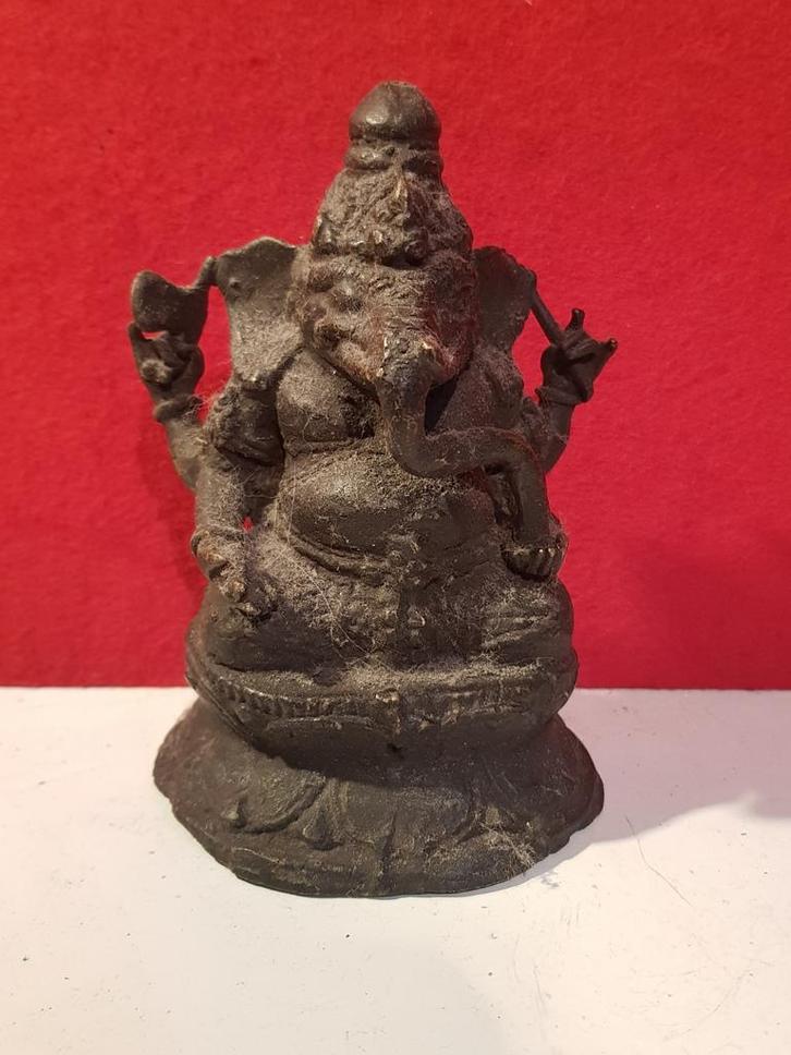 antiek bronzen beeld Ganesha 19e eeuw, Antiek en Kunst, Kunst | Niet-Westerse kunst, Ophalen of Verzenden