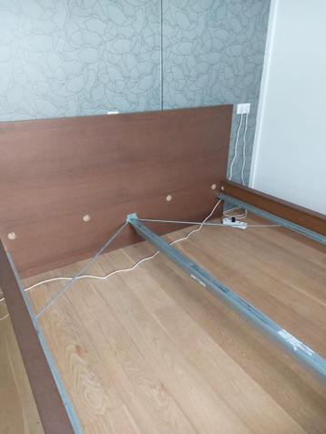 Ikea tweepersoons Malm bed - inclusief lattenbodem - afbeelding 1