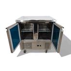 2 Deurs RVS Horeca Koelwerkbank - Koeling / Koelkast, 85 tot 120 cm, 200 liter of meer, Koelwerkbank, 60 cm of meer