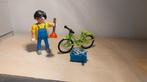 playmobil klusjesman met fiets 4791 compleet, Ophalen of Verzenden, Gebruikt