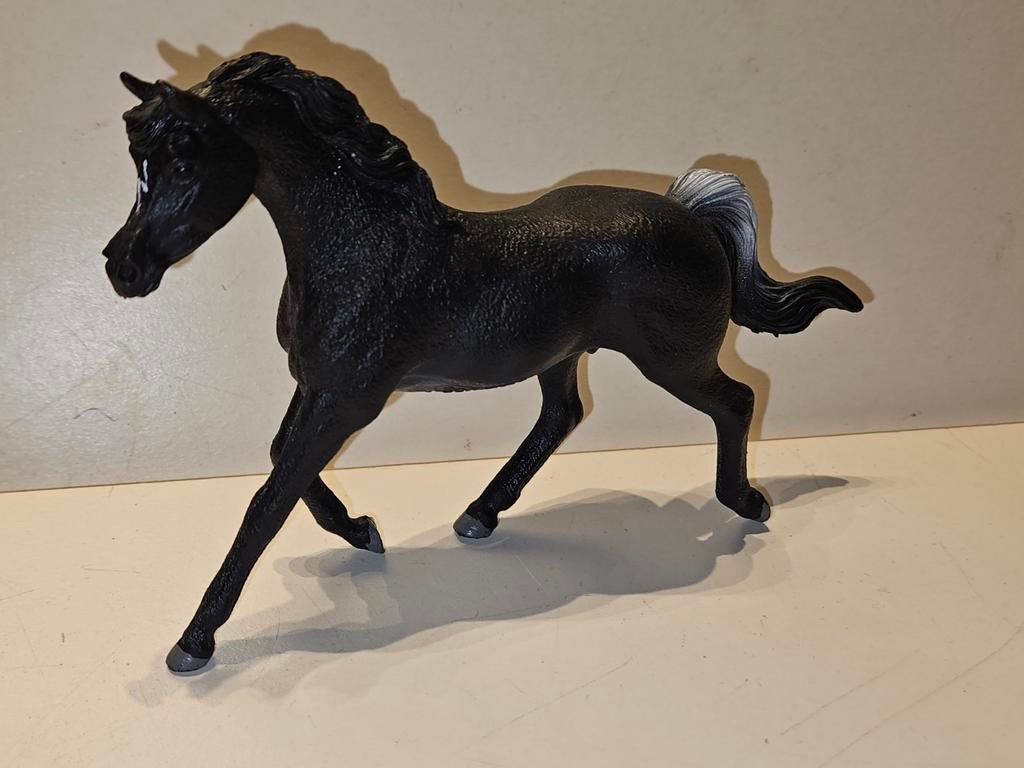 Schleich Zwart Paard  uit 2023 - 9cm, Ophalen of Verzenden, Gebruikt, Overige typen