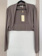 APANAGE taupe travelstof bolero vest maat 46 nieuw, Ophalen of Verzenden, Zo goed als nieuw, Bruin, Trui of Vest