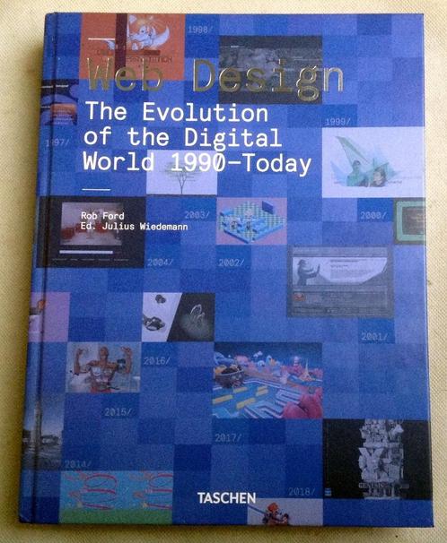 Web Design The Evolution of the Digital World 1990 - Today, Boeken, Kunst en Cultuur | Fotografie en Design, Zo goed als nieuw