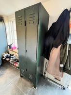 Vintage lockerkast 2-deurs, Huis en Inrichting, Kasten | Lockerkasten, Ophalen, Gebruikt