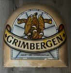Emaille Bord Grimbergen Bier - Geleefd, Verzamelen, Merken en Reclamevoorwerpen, Ophalen of Verzenden, Gebruikt, Reclamebord