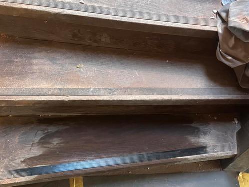 Trap eiken, Doe-het-zelf en Verbouw, Ladders en Trappen, Gebruikt, Minder dan 2 meter, Ophalen