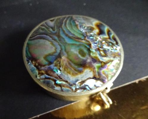 Hecho Alpaca Mexico: pillendoosje, Antiek en Kunst, Curiosa en Brocante, Ophalen of Verzenden