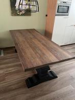 Klooster Eikenhouten Eettafel, Ophalen, Gebruikt, 100 tot 150 cm, Eikenhout