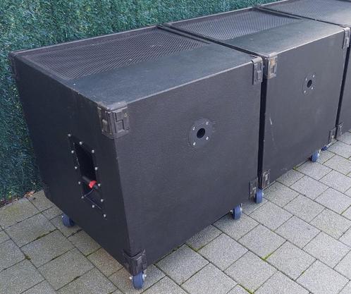 2x Cubo 15 extended (leeg), Audio, Tv en Foto, Luidsprekers, Zo goed als nieuw, Subwoofer, 120 watt of meer, Overige merken, Ophalen