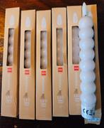 Hema Bobbel LED Kaars Nieuw 6 stuks, Overige materialen, Wit, Nieuw, Ophalen of Verzenden