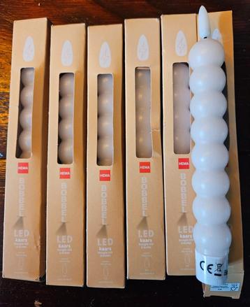Hema Bobbel LED Kaars Nieuw 6 stuks beschikbaar voor biedingen