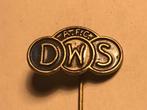 Metalen A.F.C. DWS VOETBALCLUB Speld (Zwart/Blauw/Metaalkl.), Verzenden, Zo goed als nieuw, Sport, Speldje of Pin