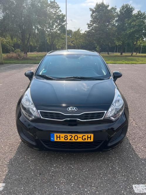 Kia Rio 1.4 Cvvt comfort pack 80KW 5DRS 2013 Zwart, Auto's, Kia, Particulier, Rio, ABS, Airbags, Airconditioning, Alarm, Boordcomputer