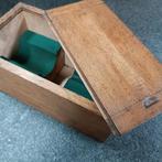 MACHINIST MEASURING INSTRUMENT OLD WOODEN BOX CASE SWISS GER, Antiek en Kunst, Antiek | Gereedschap en Instrumenten, Verzenden