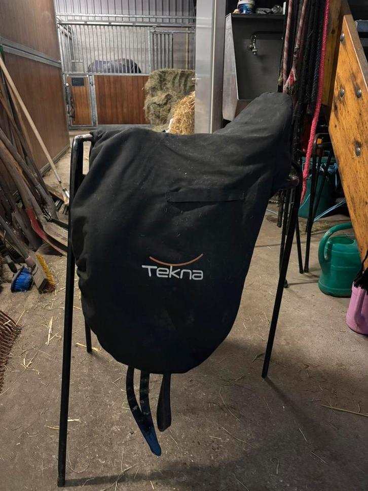 Tekna quick change dressuurzaldel 18”inch, Dieren en Toebehoren, Paarden en Pony's | Zadels, Gebruikt, Dressuur, Ophalen of Verzenden