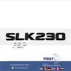 SLK LOGO KOFFERBAK EMBLEEM ACHTERKLEP BADGE Mercedes SLK250, Gebruikt, -, Ophalen of Verzenden, Achter