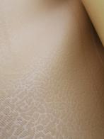 Restpartij gordijnstof met patroon - Lichtgeel(zon/kaki), Huis en Inrichting, Stoffering | Gordijnen en Lamellen, Ophalen, Overige kleuren